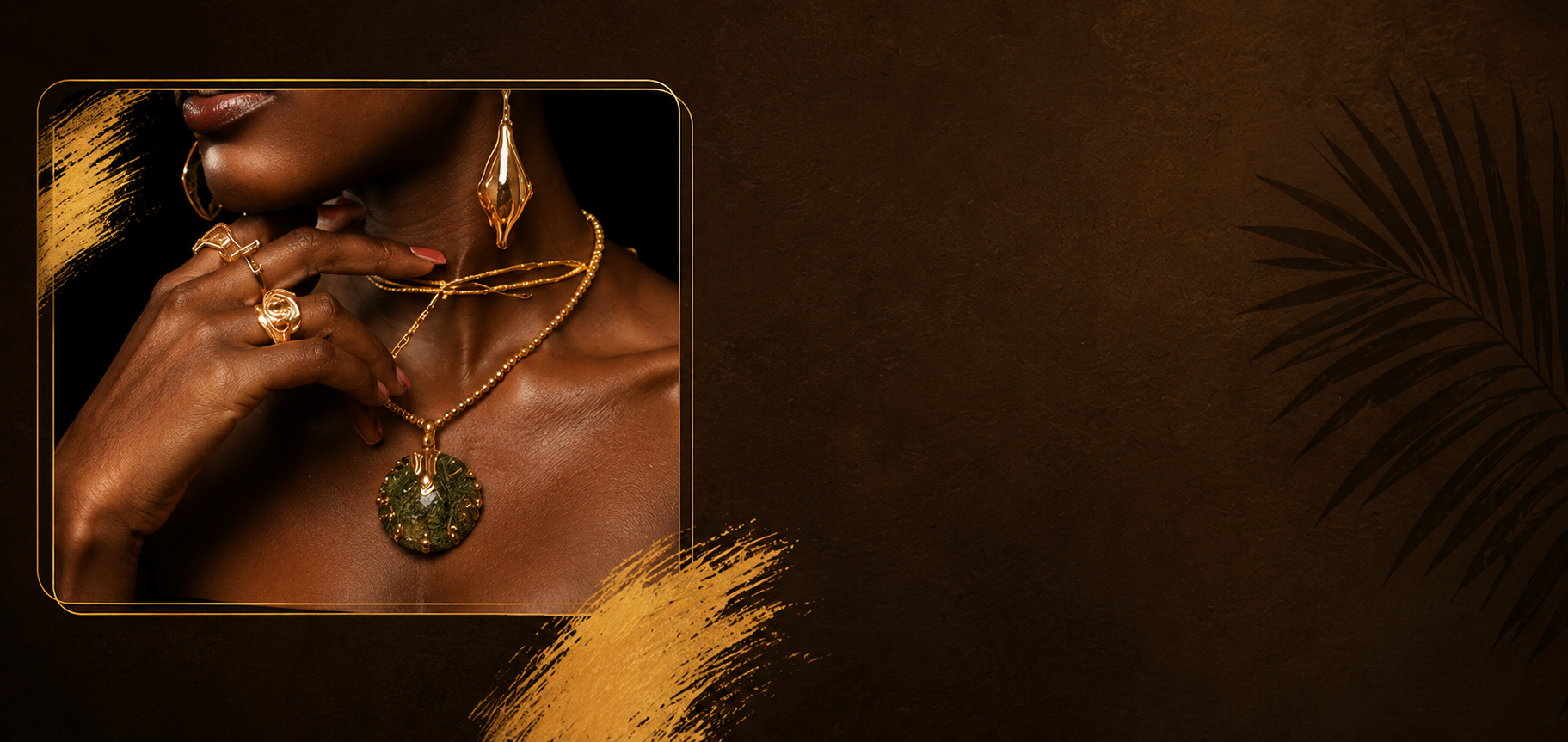 Mawules African Jewelry website on a laptop with product packages